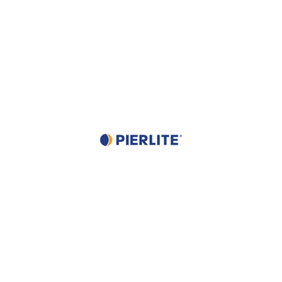 Pierlite logo with a blue and gold circle and the word 