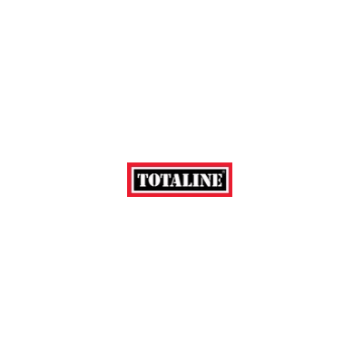 Totaline logo in a red rectangle with a black outline and white text.