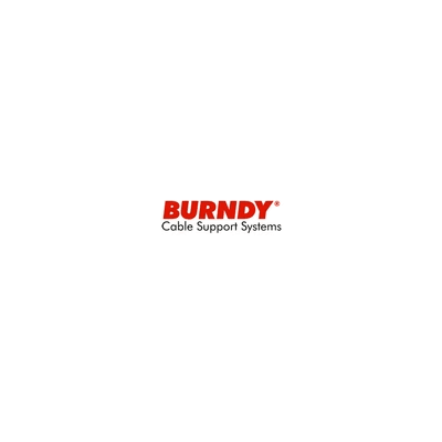 BURNDY logo in red, with 