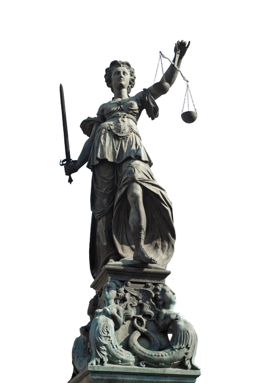 Lady Justice Statue — Shelby, NC — Beaver Bail Bonds