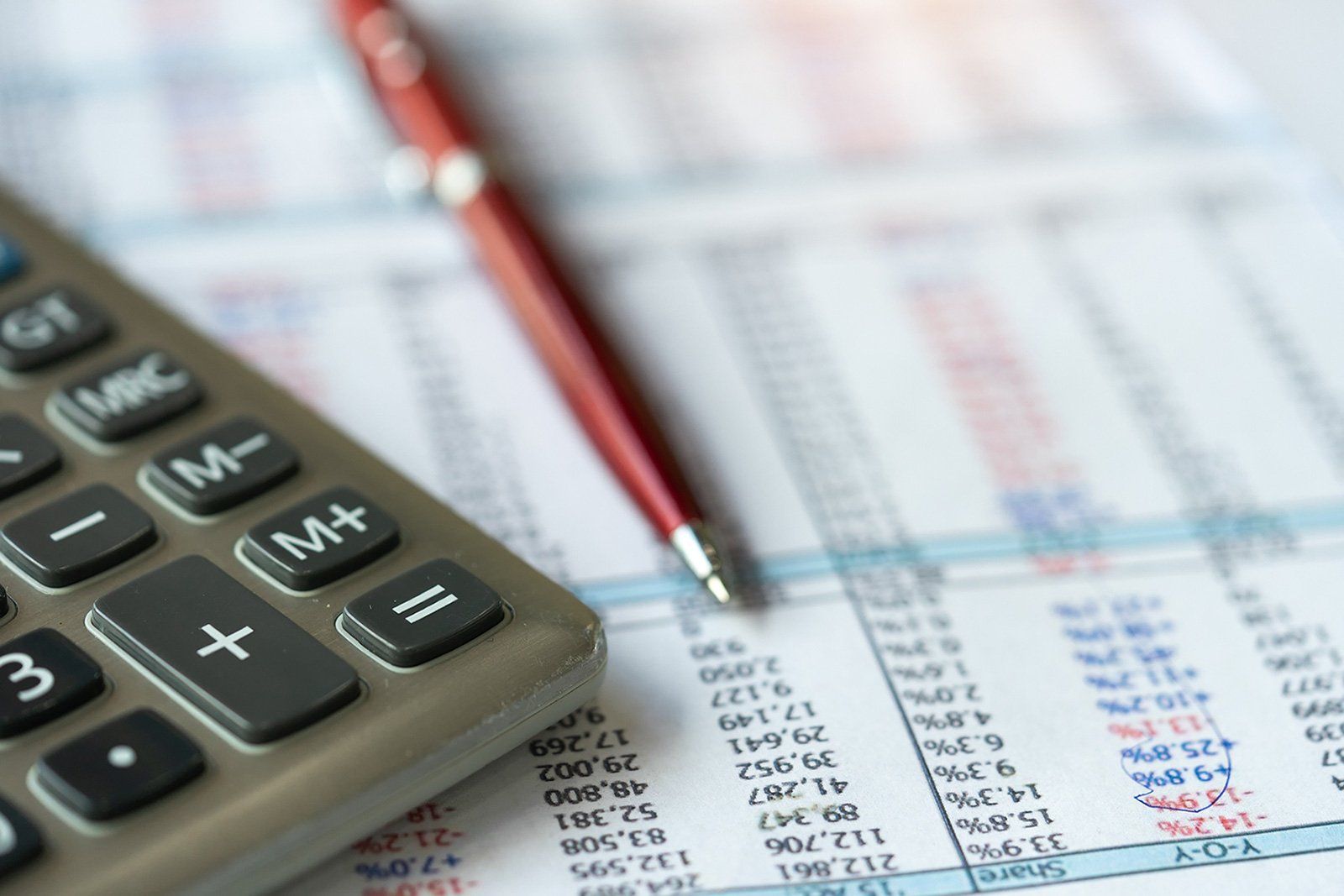 Calculator and Pen — Missoula, MT — McNay & Messick, CPAs, PC