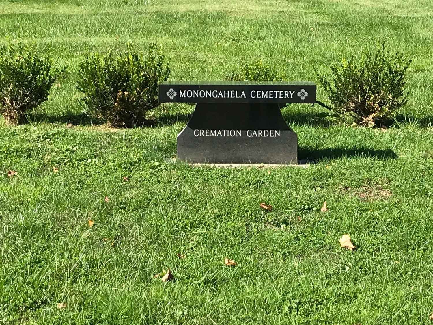 Cremains Interment — North Braddock, PA — Monongahela Cemetery