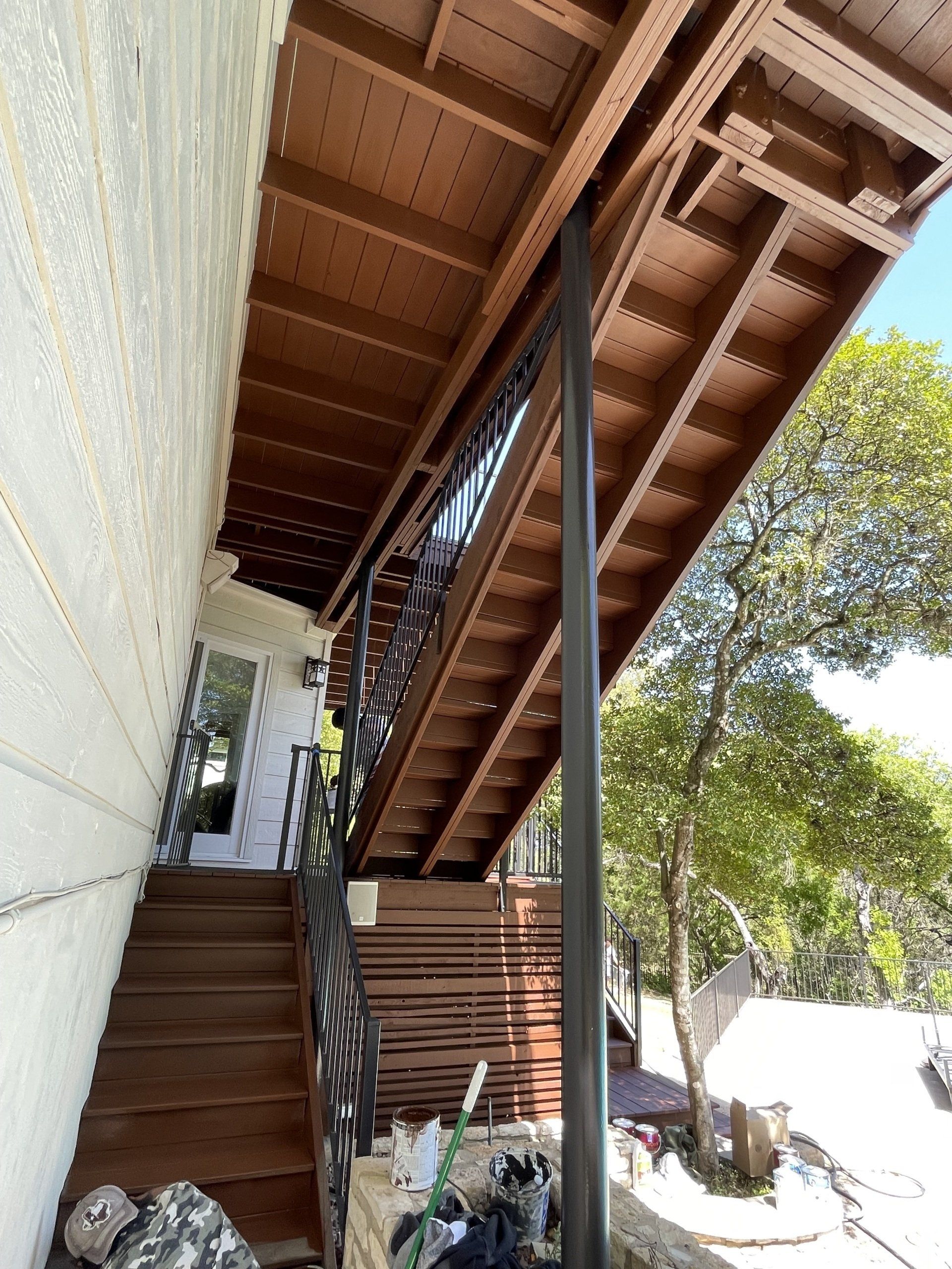 Deck Staining West Lake Hills TX