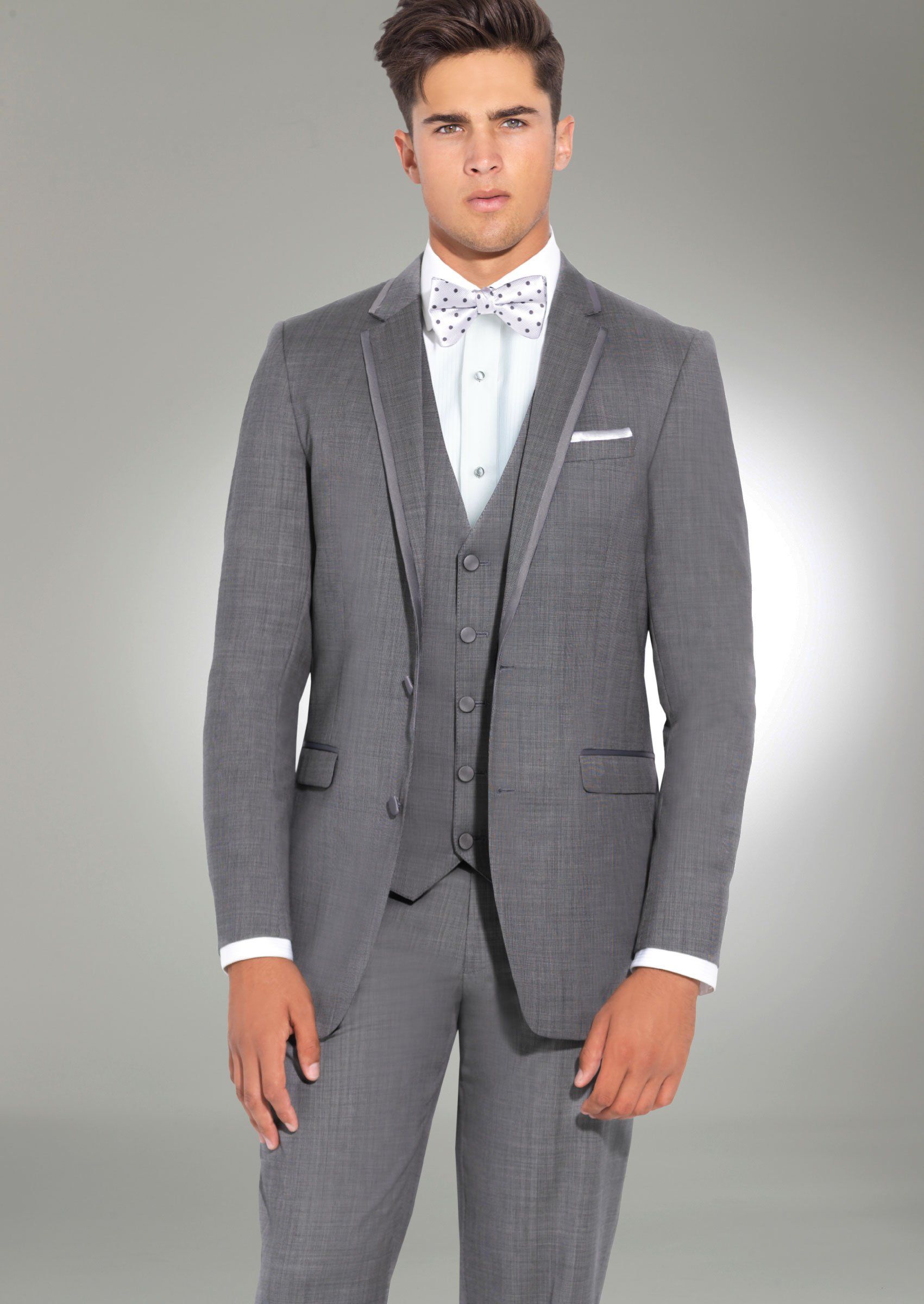 man in grey suit