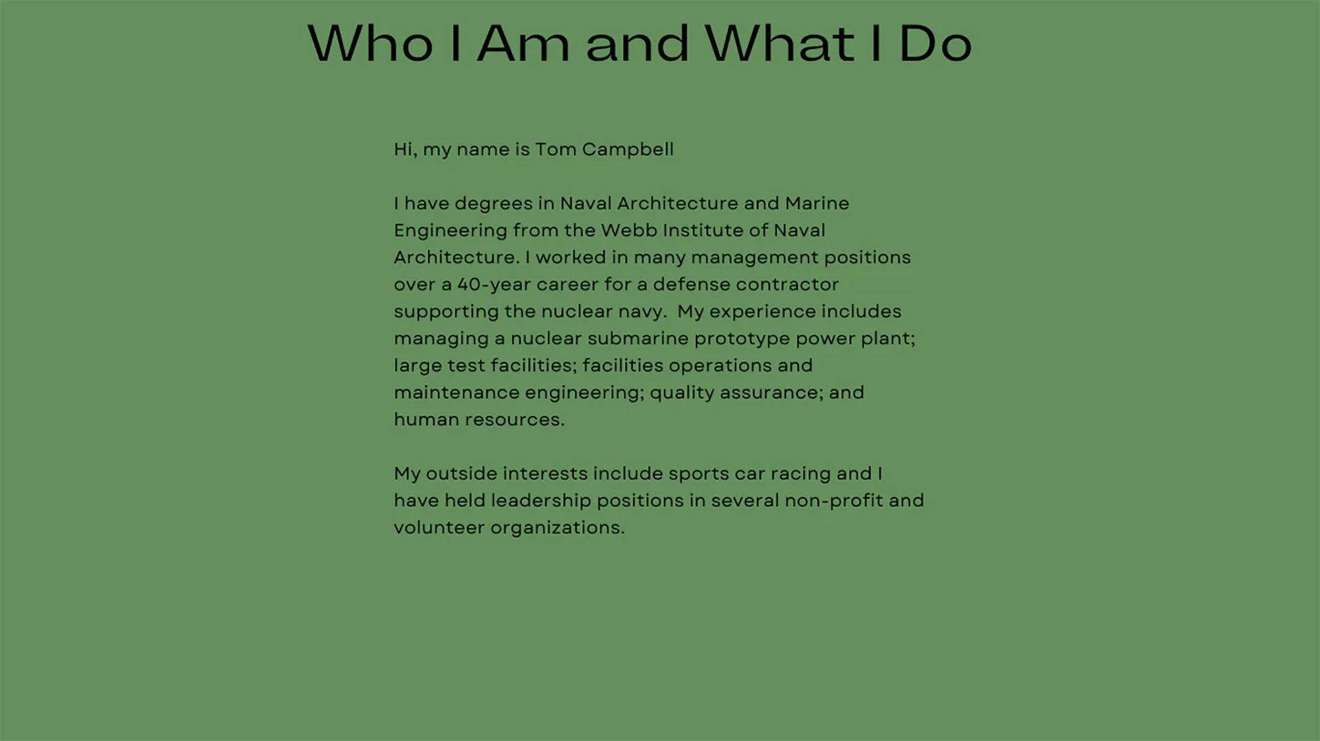 Tom Campbell 2