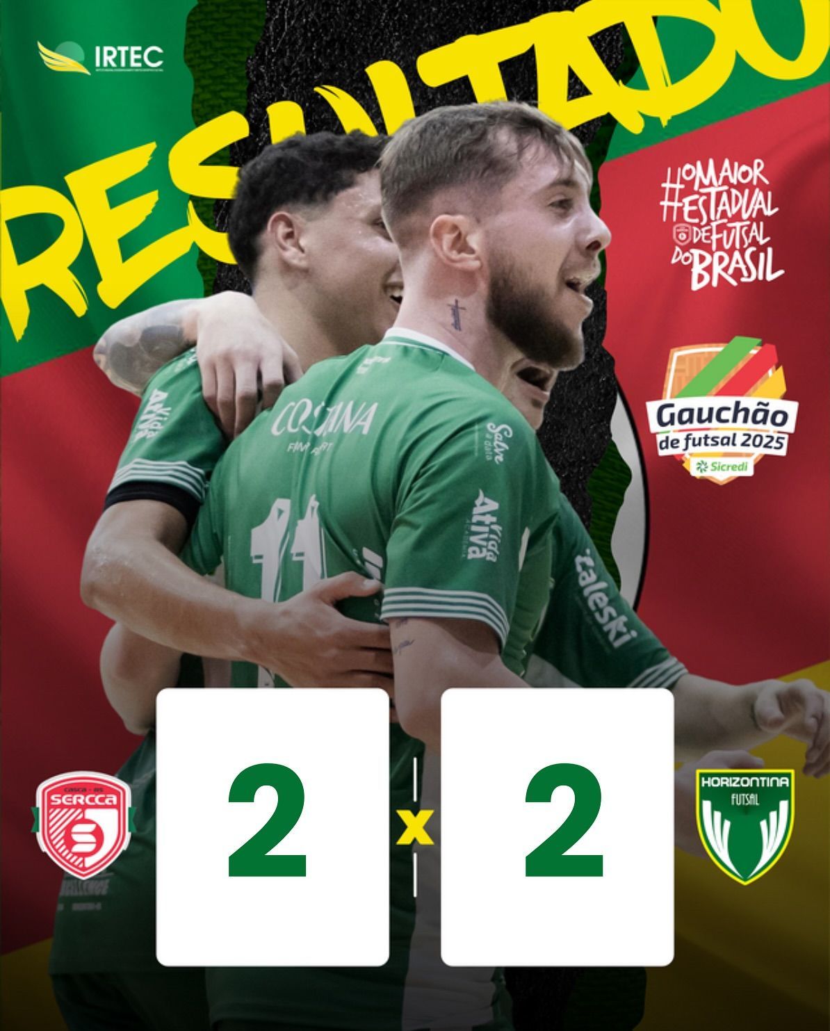 Próxima partida da liga gaúcha:
Horizontina e Guarany Espumoso, dia 28 de junho, em casa.