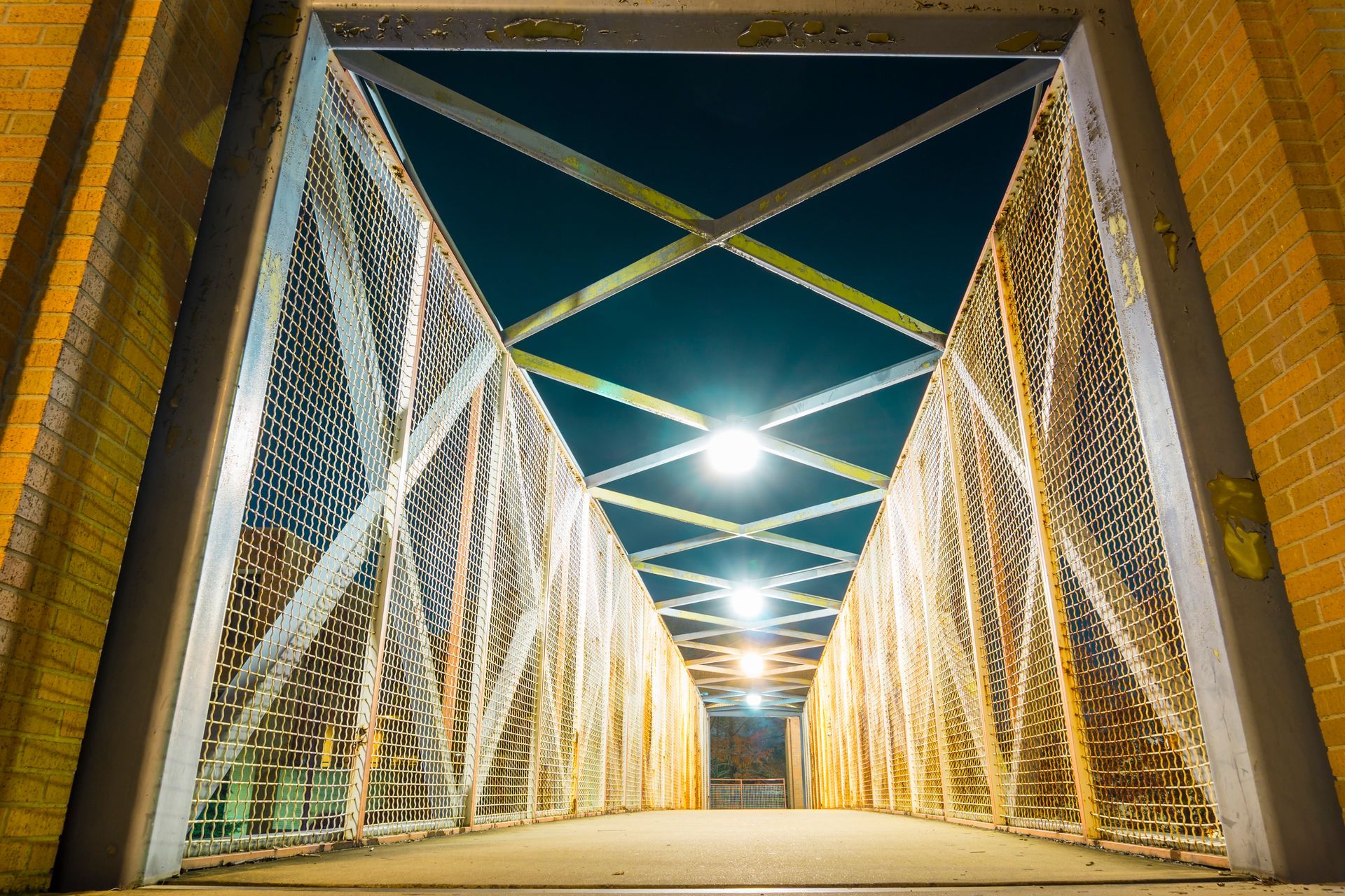 Overpass at night in Arlington, TX. Overpass at night in Arlington, TX.