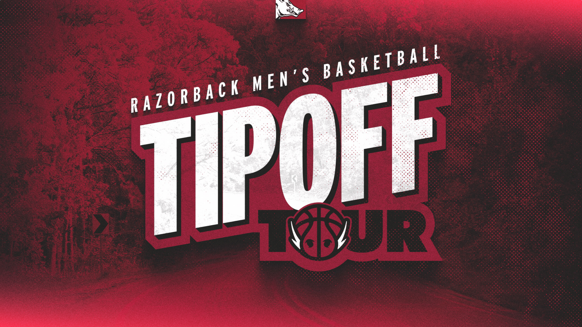 A poster for the tipoff basketball tour