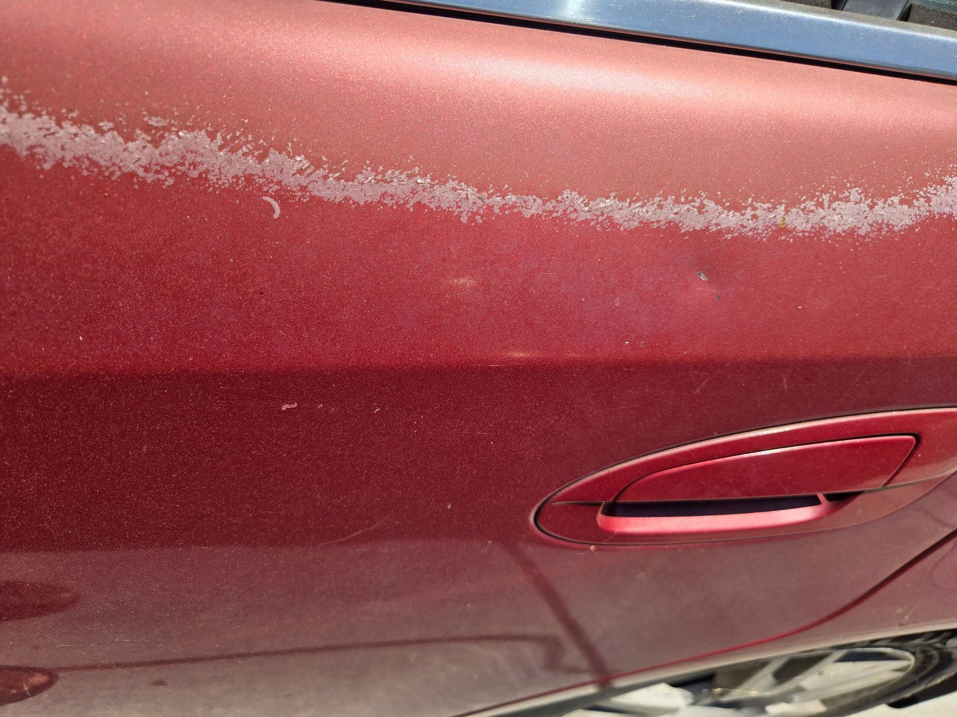 Picture of Car Paint Failure.