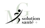 C'est un logo pour une entreprise appelée solution santé +.