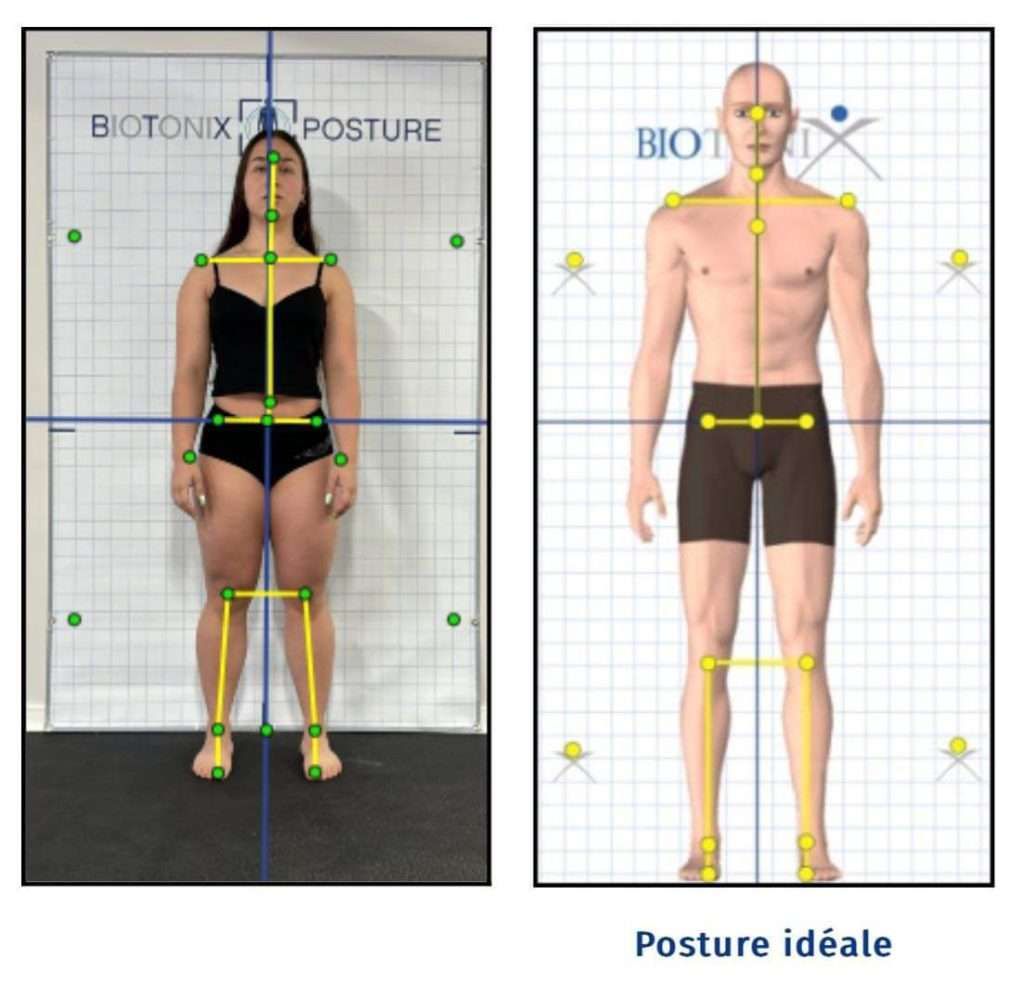 Une femme se fait masser dans un spa.