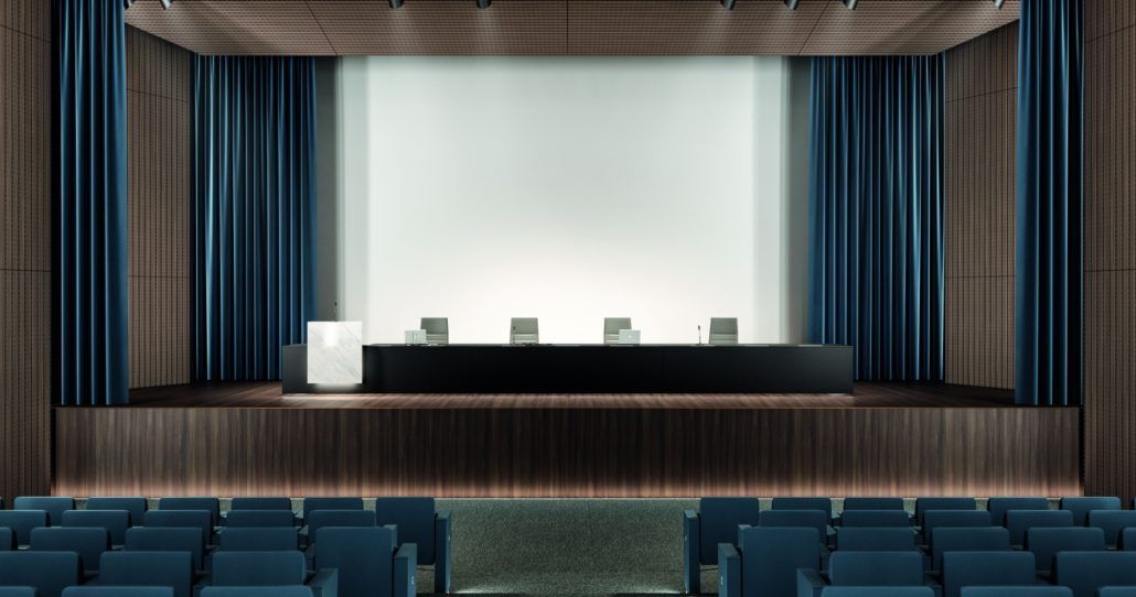 progettazione sala convegni