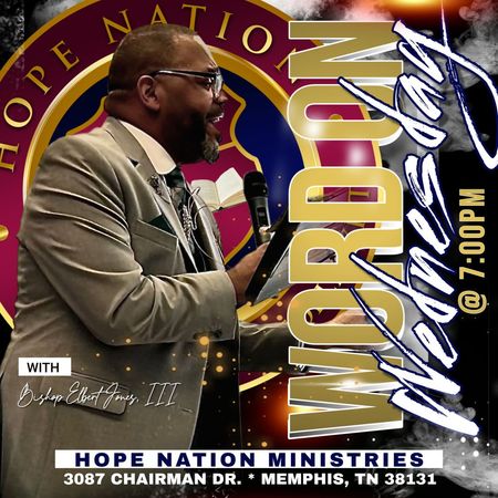 Prayer Encounter flyer: Man praying, flames, prayer shawl, text in white/orange. Every Thursday, Zoom.