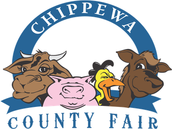 A logo for the chippewa county fair