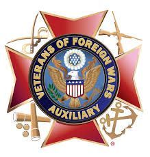 The logo for the veterans of foreign wars auxiliary.
