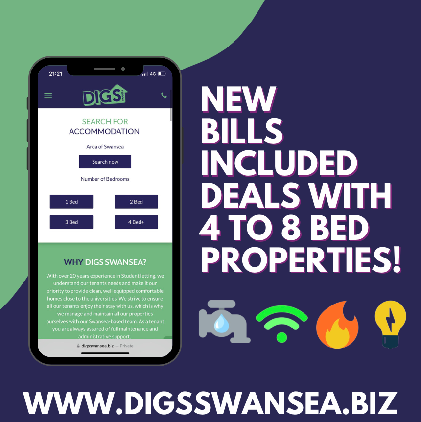 4-8 Bed Properties - All Bills Included Deals!