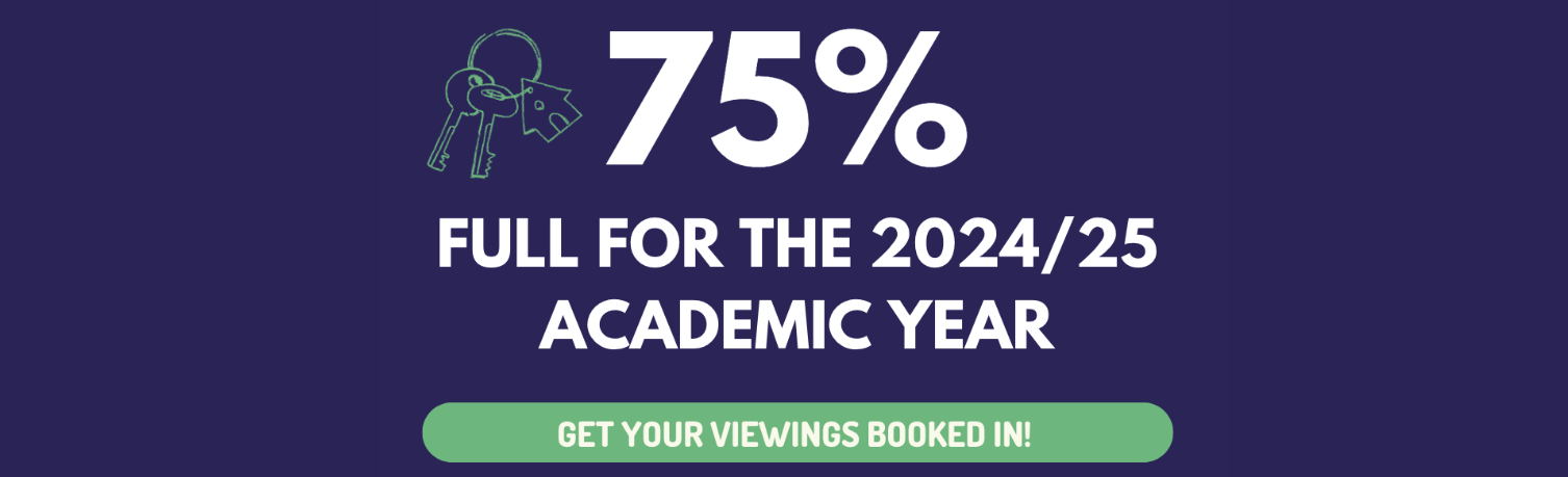 75% full for 2024/25 academic year. Button: Get your views recorded.