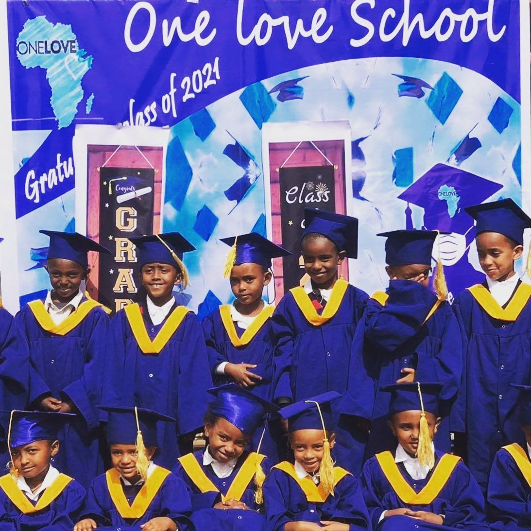 Students in Ethiopia graduating