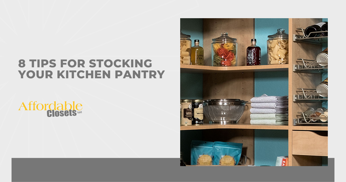 how to stock a kitchen for the first time