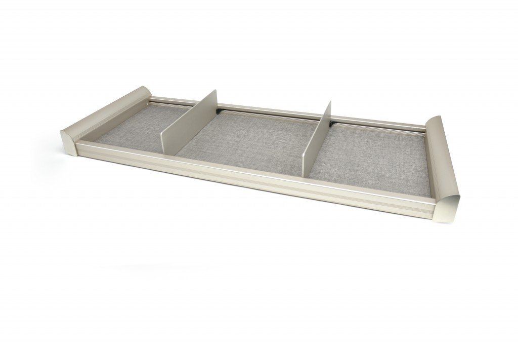 Divided Pullout Shelf
