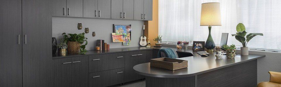 Custom Home Office Cabinet System