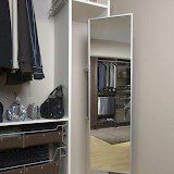 There is a full length mirror in the closet.