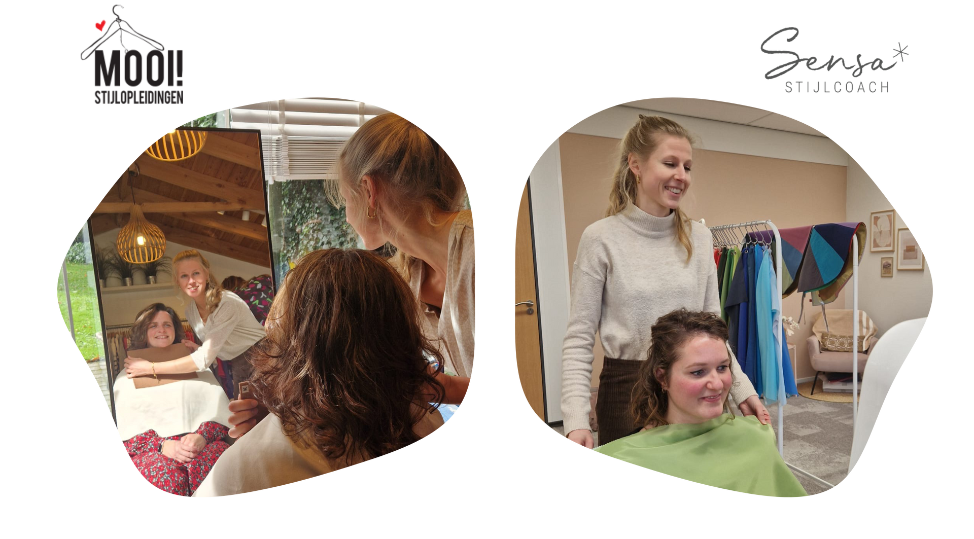 Foto's van mijn ervaringen tijdens de allround stylist opleiding en de verdiepende kleurentrainingsdag.
