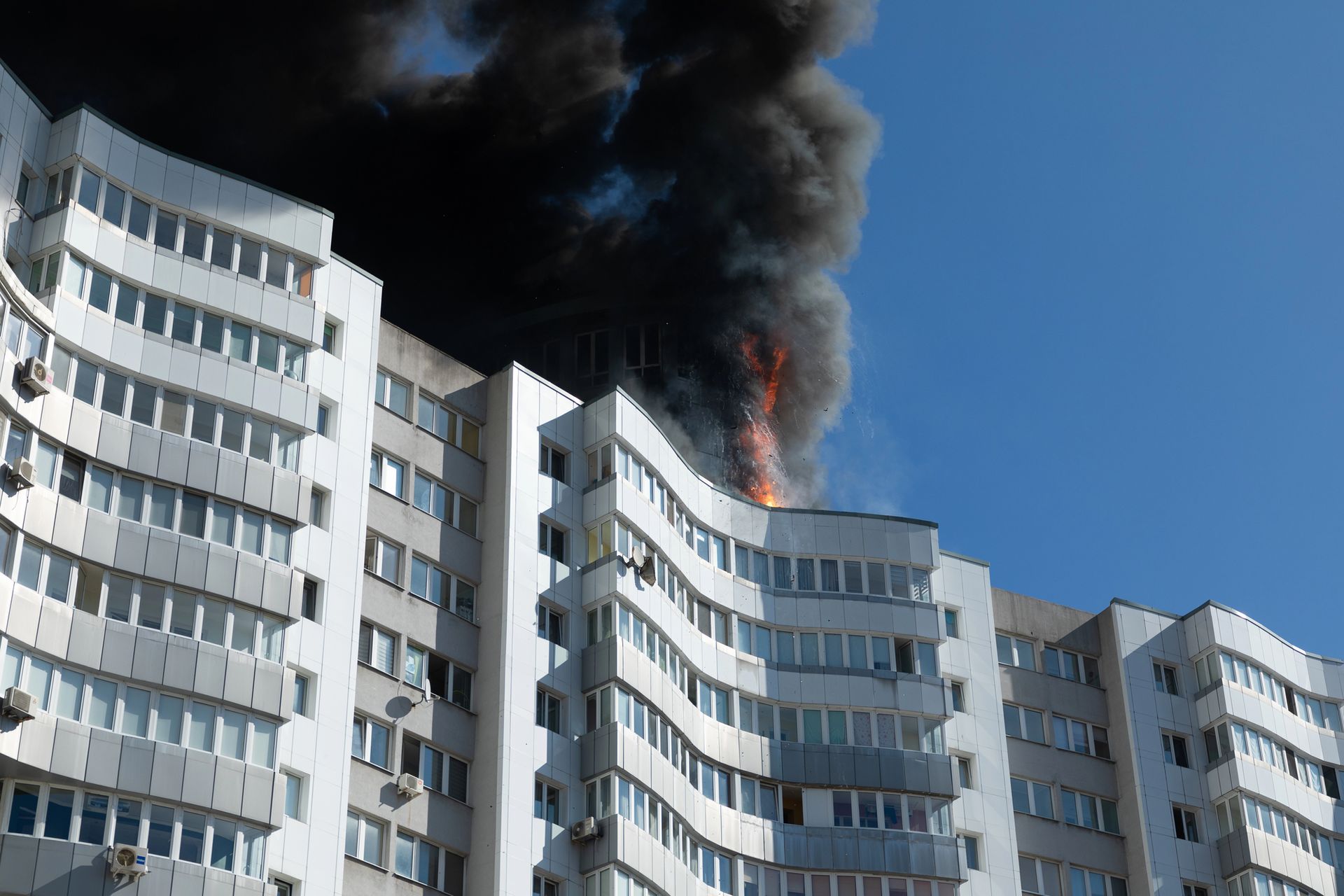 Highrise Building on Fire