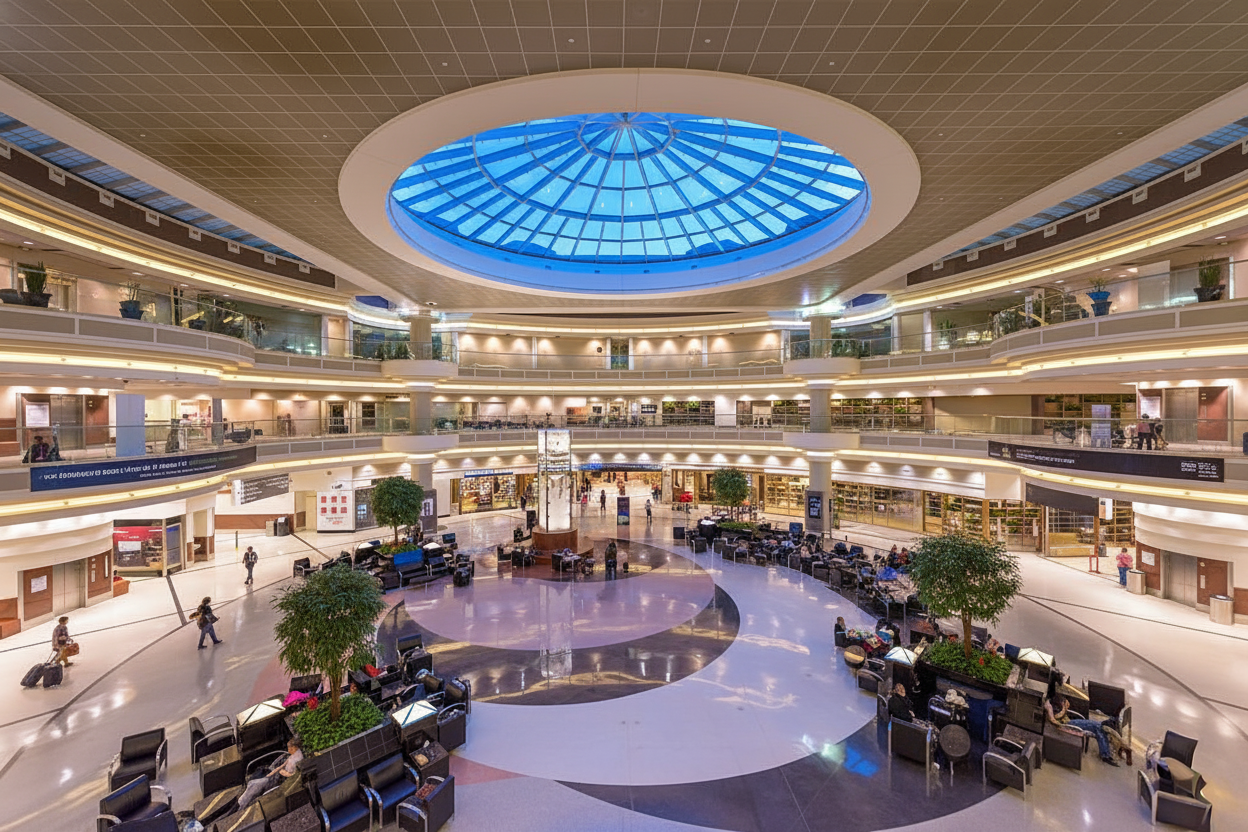 Inside Shopping mall