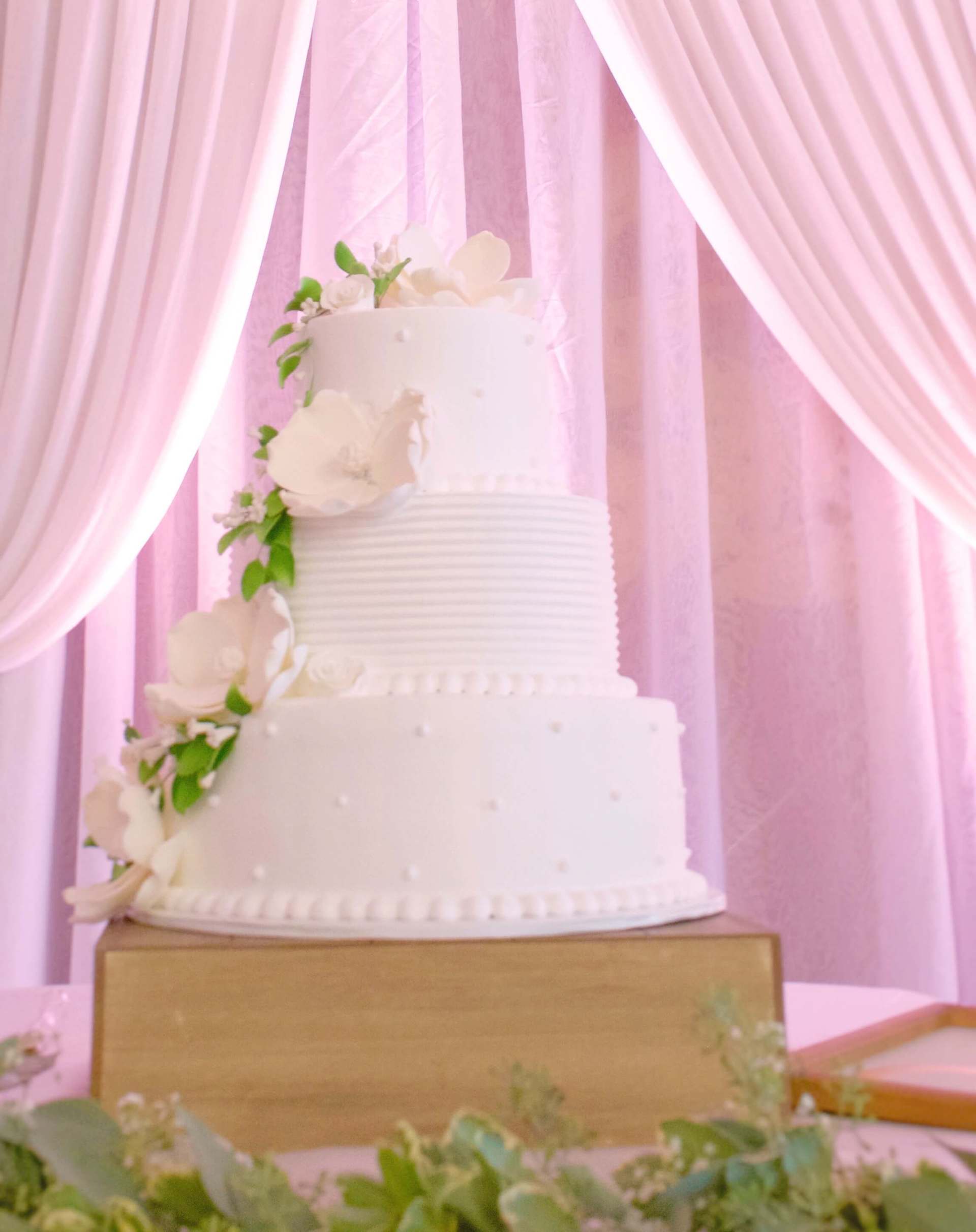 Asian Pearl Wedding Soft Pink Blush Uplighting Sacramento