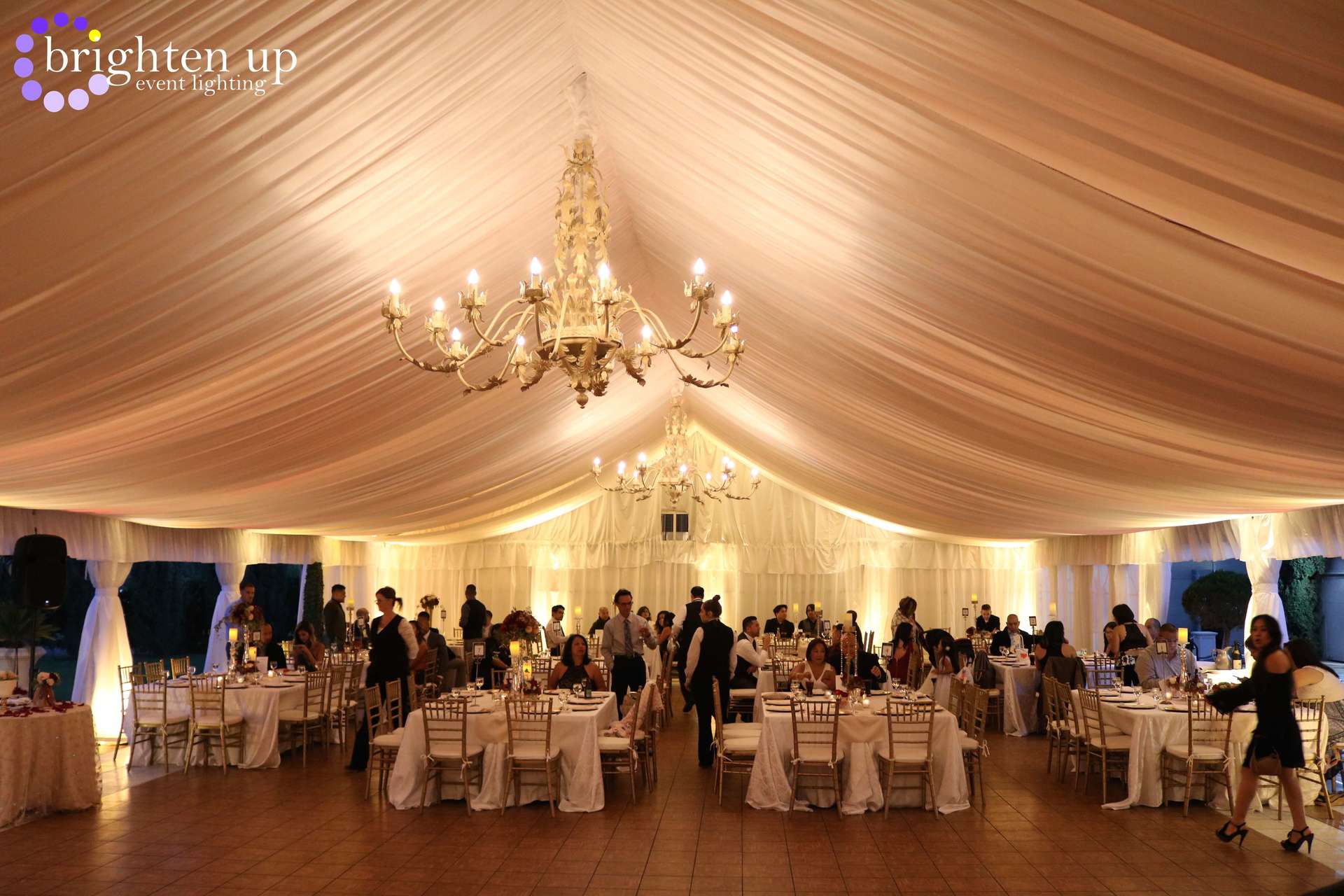 Grand Island Mansion Wedding Sacramento Uplighting Amber Brighten Up Event Lighting