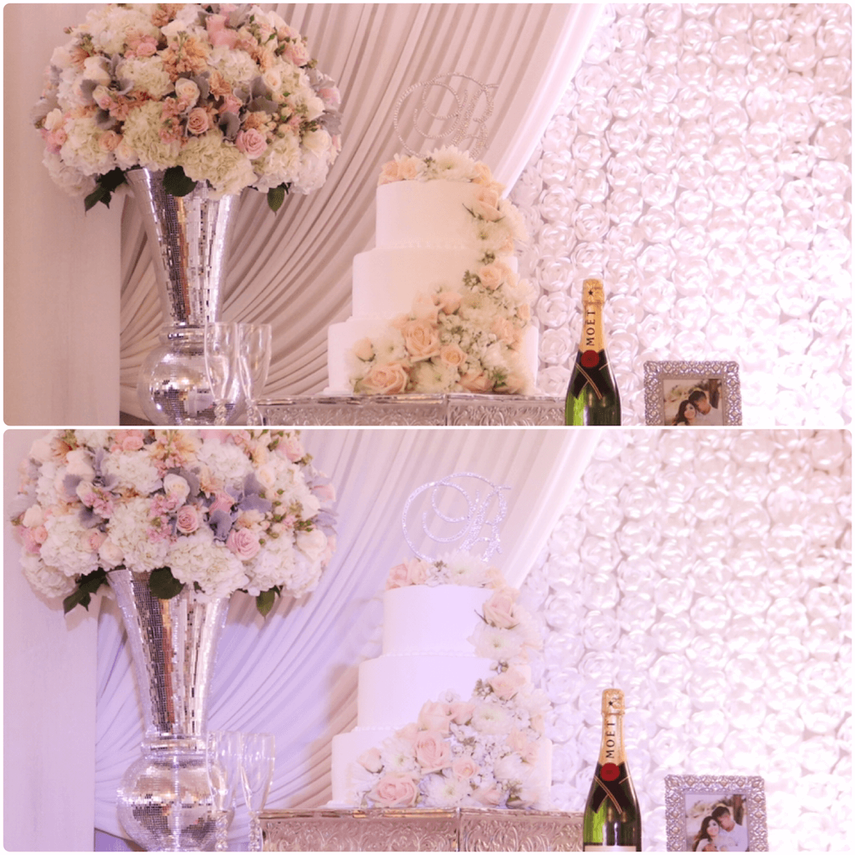 Wedding Cake Spotlighting Sacramento