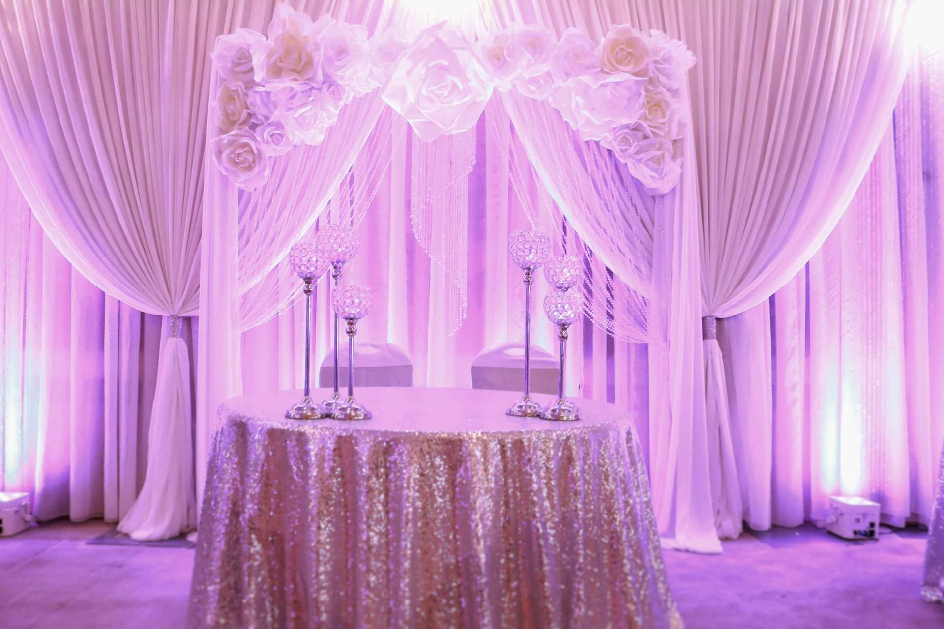 Kings Palace Restaurant Wedding Lilac Sacramento Brighten Up Event Lighting