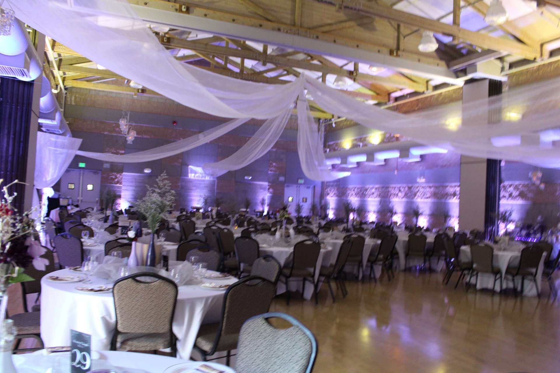 Laguna Town Hall Elk Grove Wedding Lilac Brighten Up Event Lighting