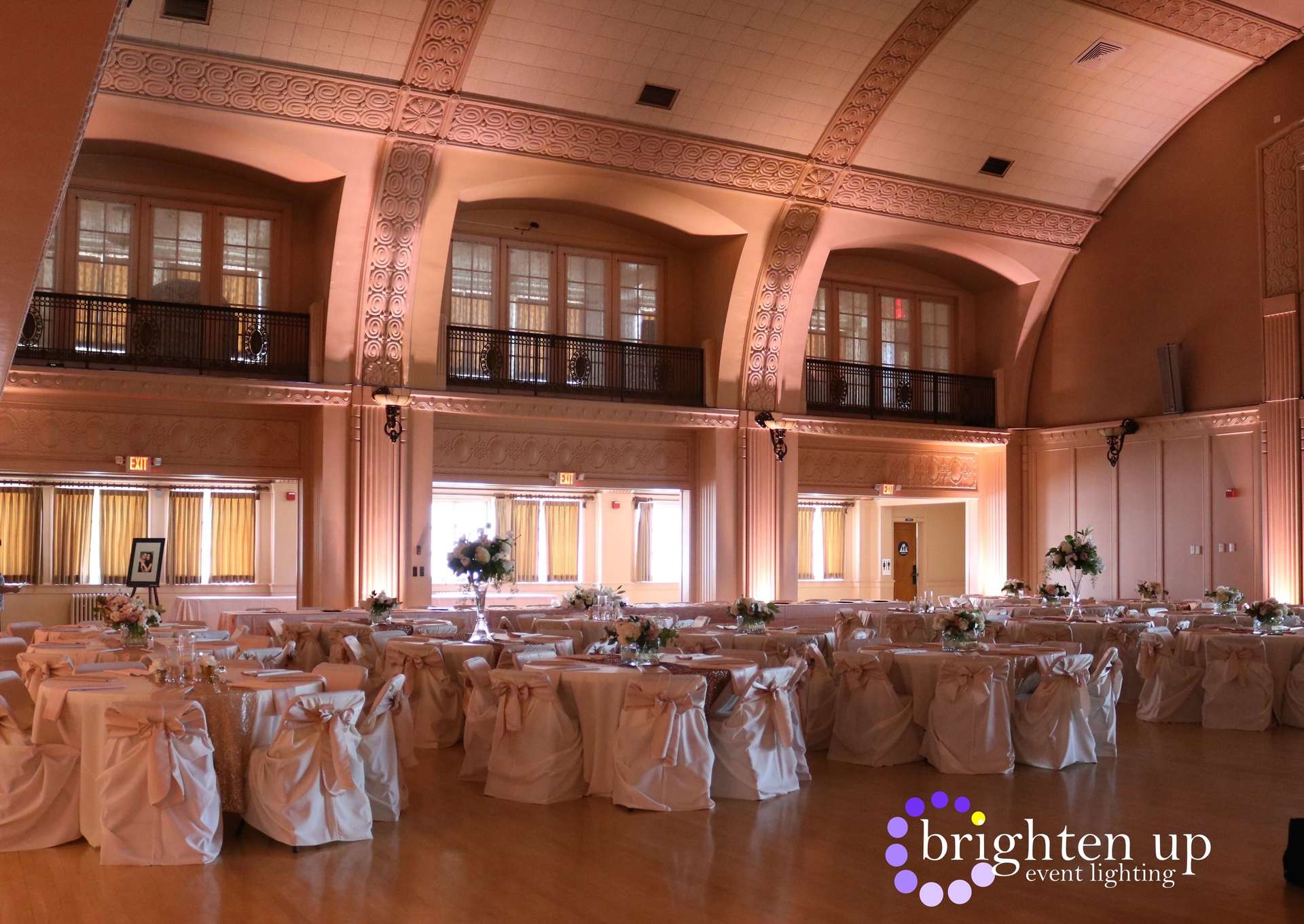 Masonic Temple Sacramento Wedding Blush Pink Downtown