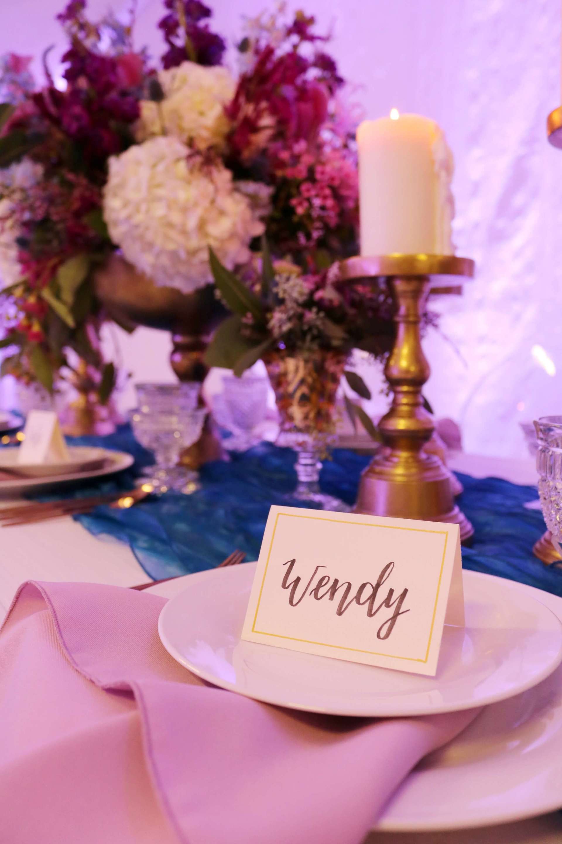 Metropolitan Event Center Sacramento Lilac Wedding Brighten Up Event Lighting