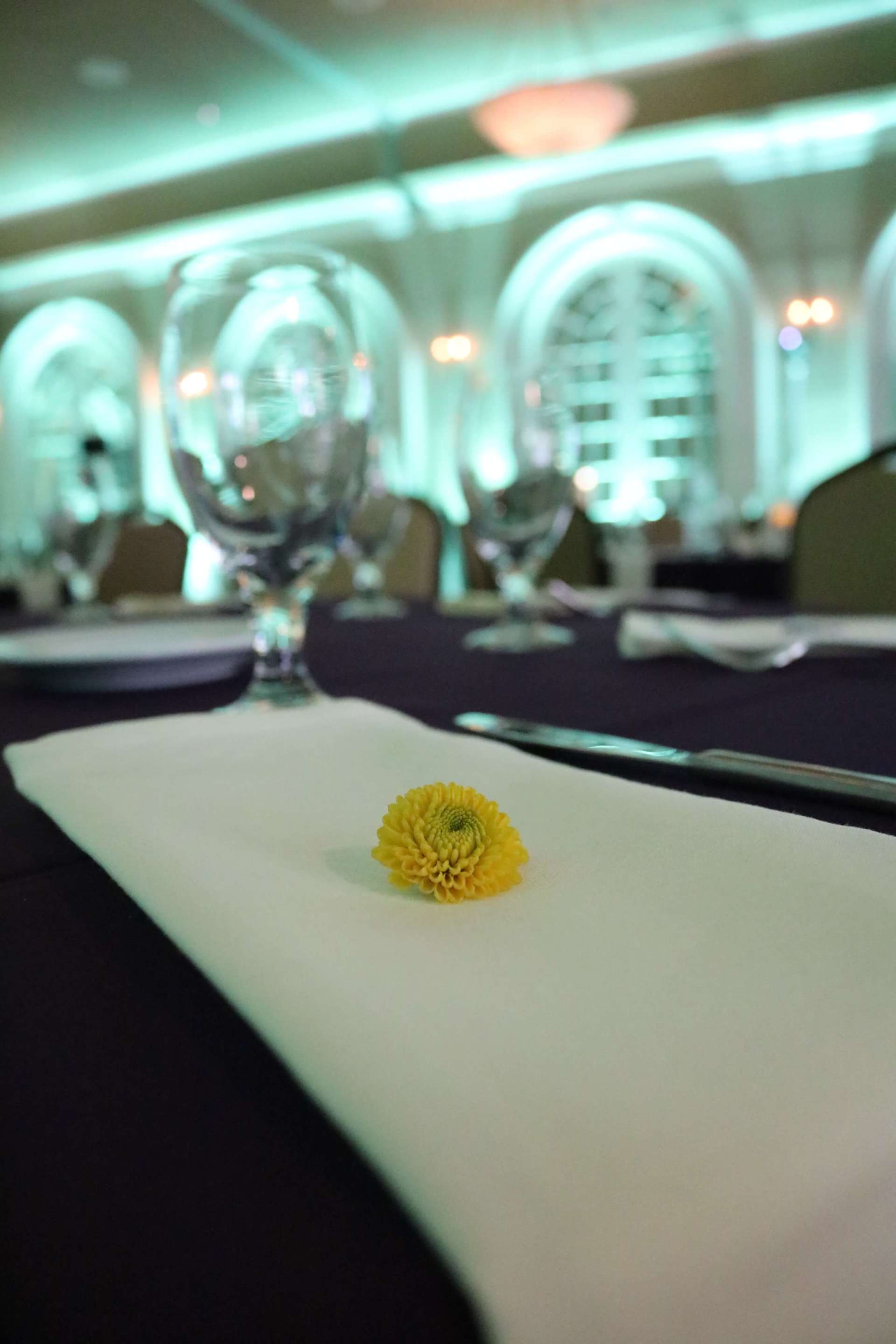 Sterling Hotel Wedgewood Sacramento Wedding Mint Uplighting Brighten Up Event Lighting