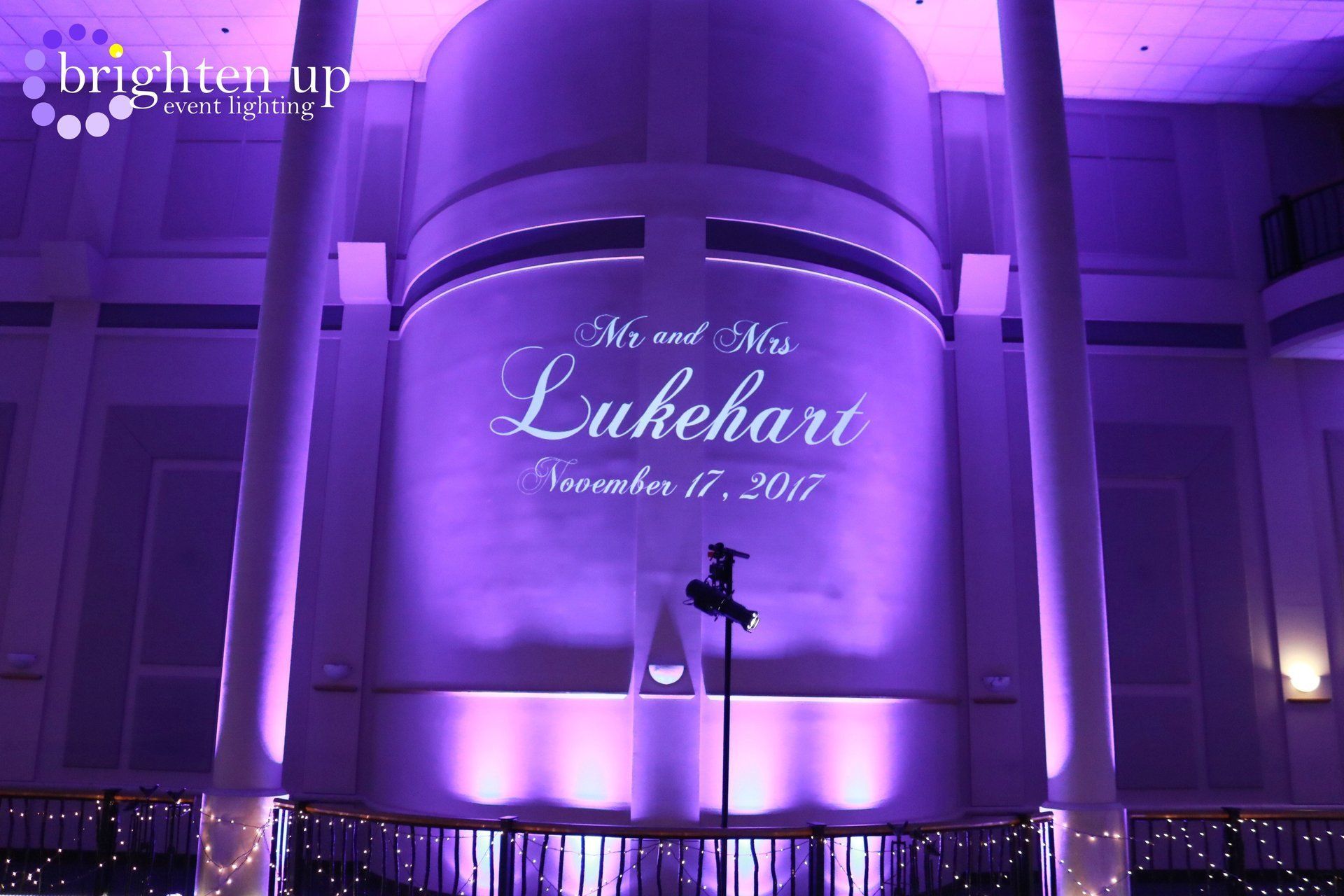 Library Galleria Custom Monogram Lighting