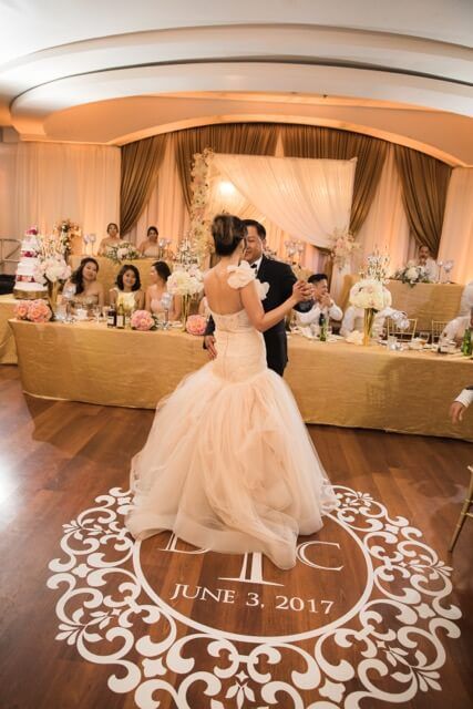 Happy Garden Wedding Uplighting