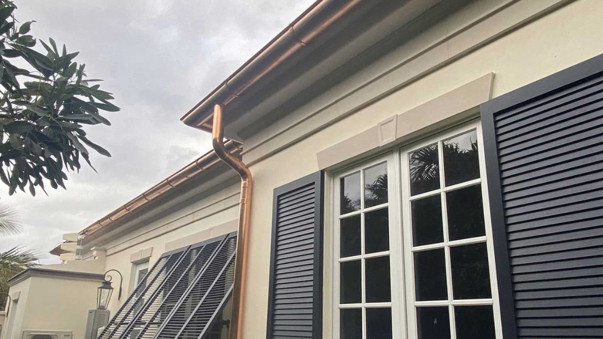 Copper Gutters
