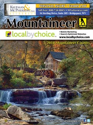 Phone book cover for Morgantown, Fairmont and Clarksburg, WV