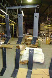 industrial powder coating project