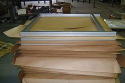 industrial powder coating project