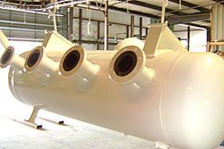 industrial powder coating project