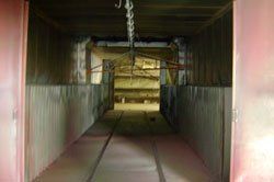 industrial powder coating project