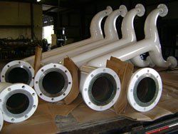 industrial powder coating project