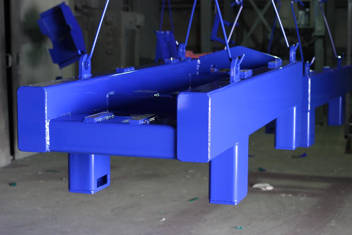 custom blue powder coating