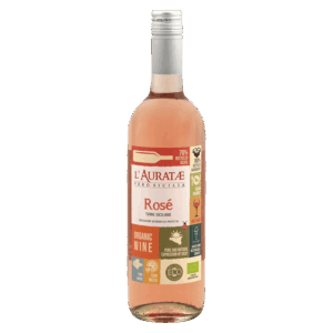 Rosé wijn uit Sicilië Italië, biologische wijn met rood fruit en frisse zuren, lichte Italiaanse rosé wijn met eco-label.
