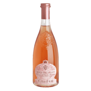 Rosé wijn van Cà dei Frati uit Lombardije Italië, elegante Italiaanse wijn met rood fruit, bloesem en frisse zuren.