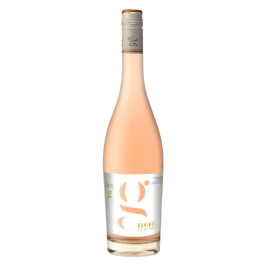 Rosé wijn uit Zuid-Frankrijk met lichte kleur en frisse stijl, fruitige wijn met bessen en citrus, Franse rosé wijn.